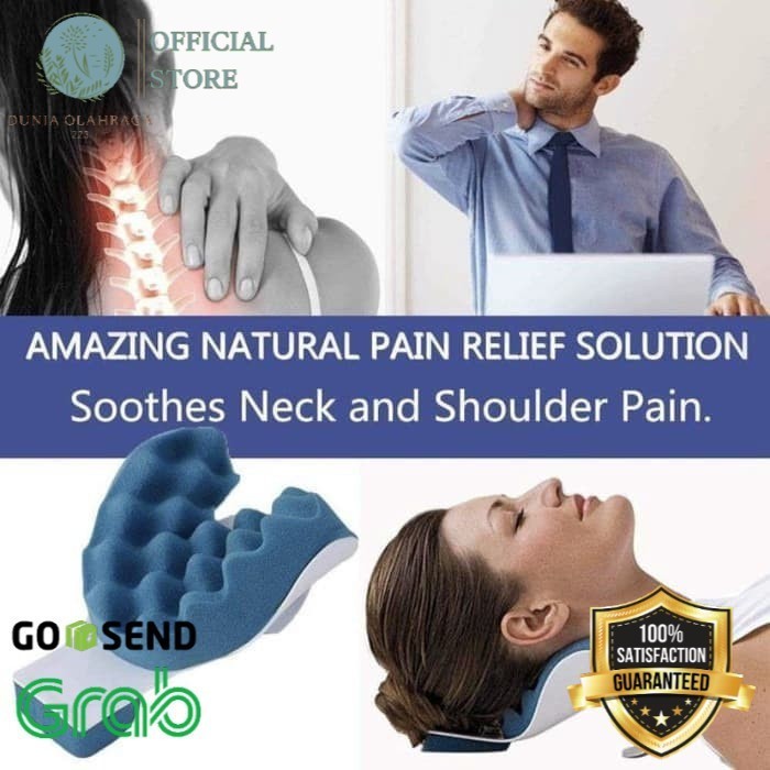 Bantal Terapi Leher C-Rest Neck Massage Pillow