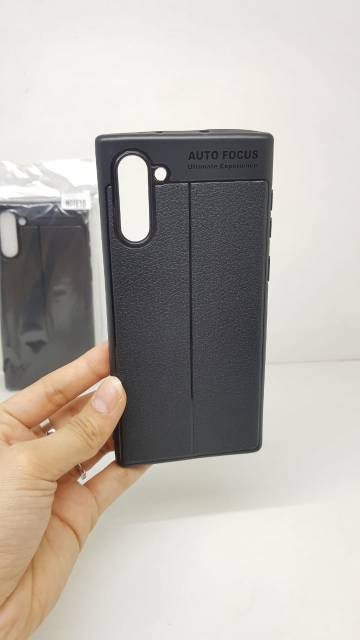 Auto Focus Samsung Note 10 N970 6.3&quot; Leather Soft Case Samsung Galaxy Note10 Auto Fokus Kulit Jeruk