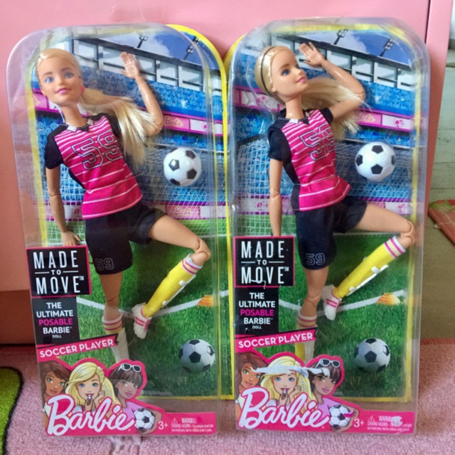 barbie made to move soccer