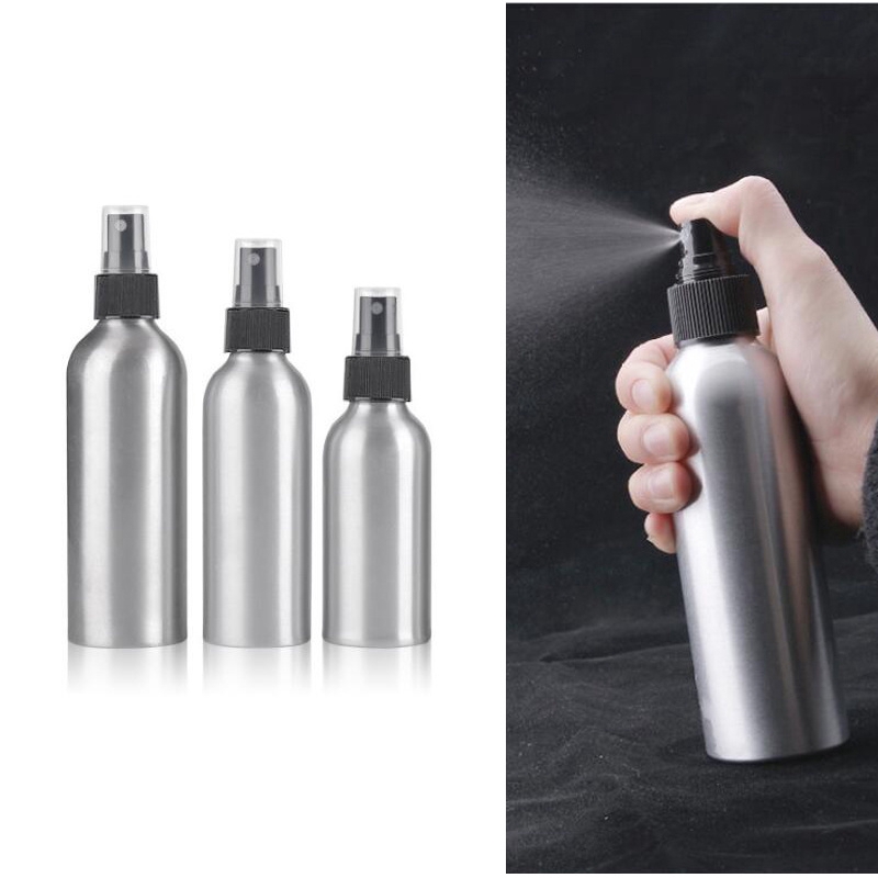 Botol Spray Atomizer Kecil Portable Bahan Aluminium untuk Travel