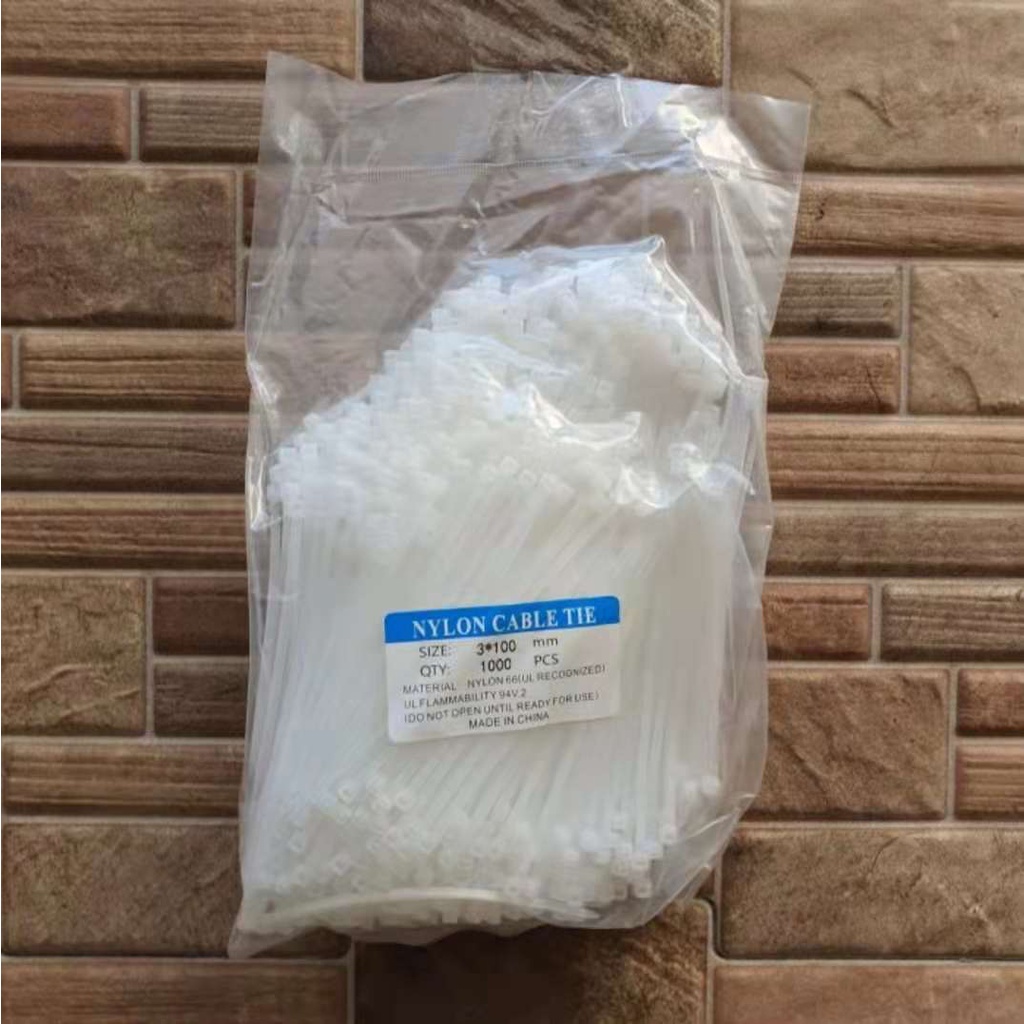 

Kabel Ties 10 cm / Kabel Tis 3x100mm / Cable Tie ISI 1000 PCS