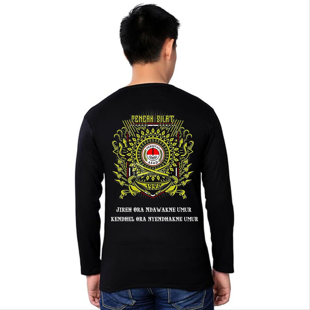 KAOS PERSINAS ASAD INDONESIA LENGAN PANJANG / KAOS PECAK SILAT PERSINAS ASAD / BAJU PERSINAS ASAD