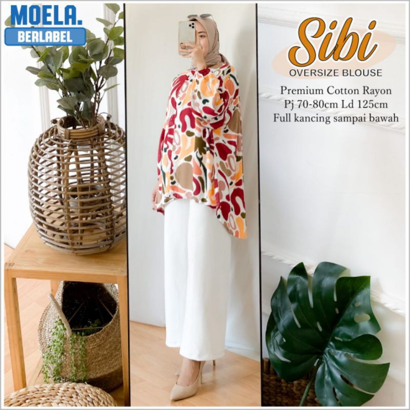 SIBI BLOUSE OVERSIZE BY MOELA/BLOUSE OVERSIZE SIBI