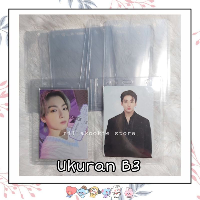 

[Satuan] Keplek Toploader Tempat ID Card Card Case B3