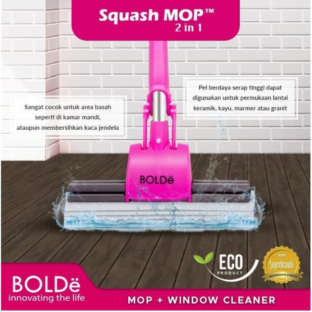 Alat pel lantai Squash MOP Extreme 2 in 1 Original  BOLDe