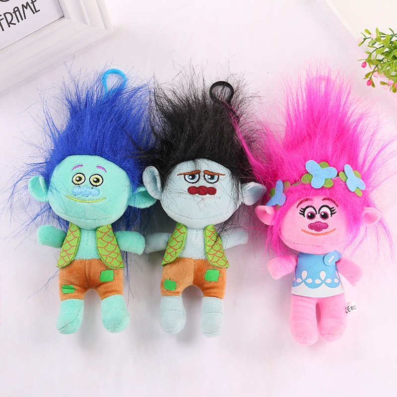 1pc Boneka Trolls Bahan Plush Lembut Untuk Hadiah