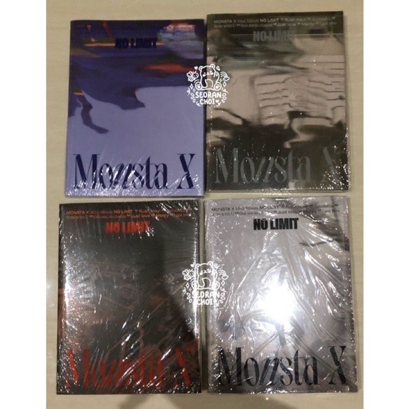[SEALED] SET MONSTA X ALBUM - NO LIMIT FIRST PRESS