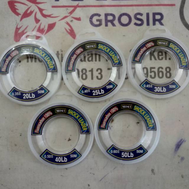 SHOCK LEADER MITSUI Fluorocarbon 100%