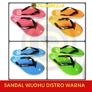 Terlaris paket 10 pasang SANDAL  WUDHU DISTRO  WARNA 