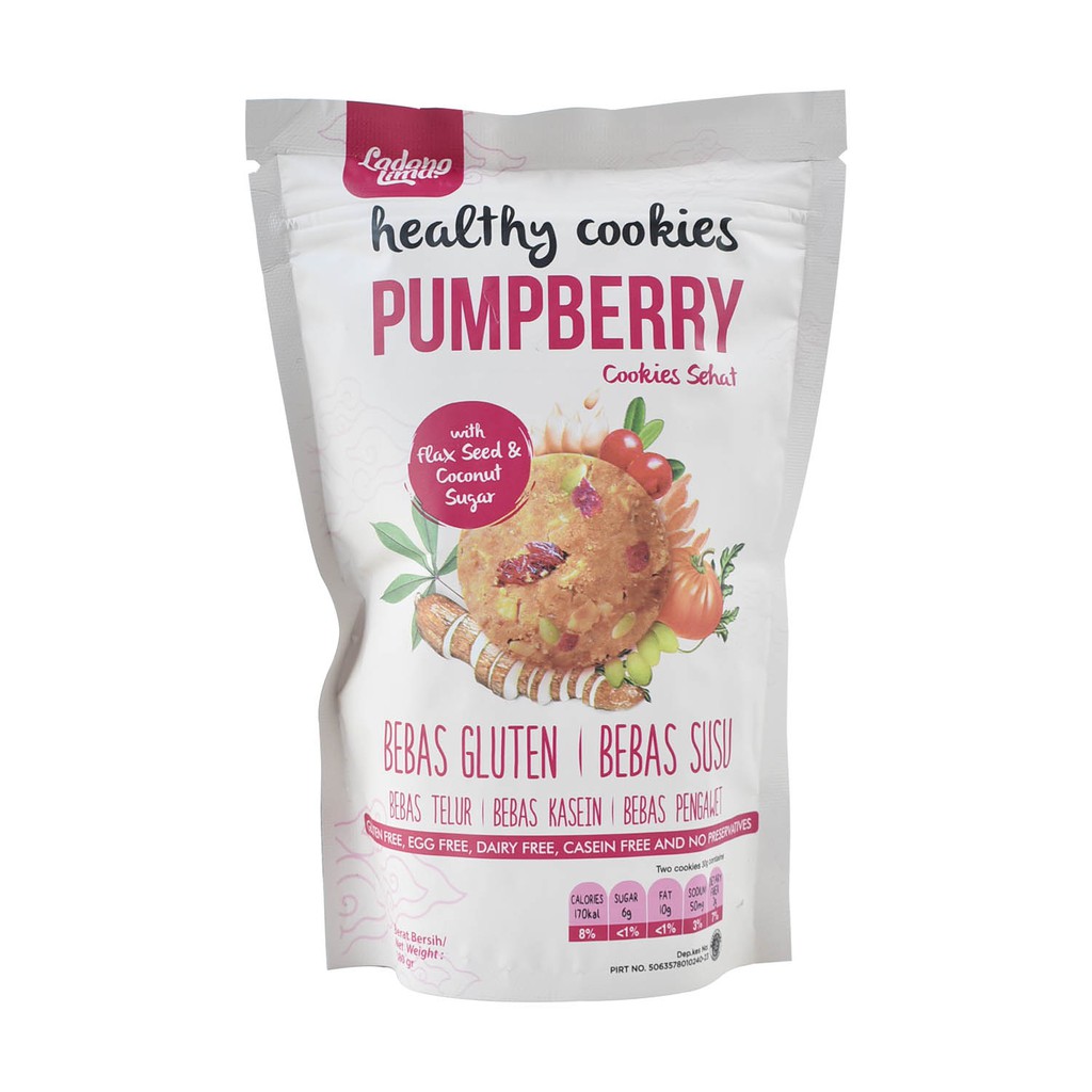 Ladang Lima Gluten Free Pumpberry Cookies - 180 Gr