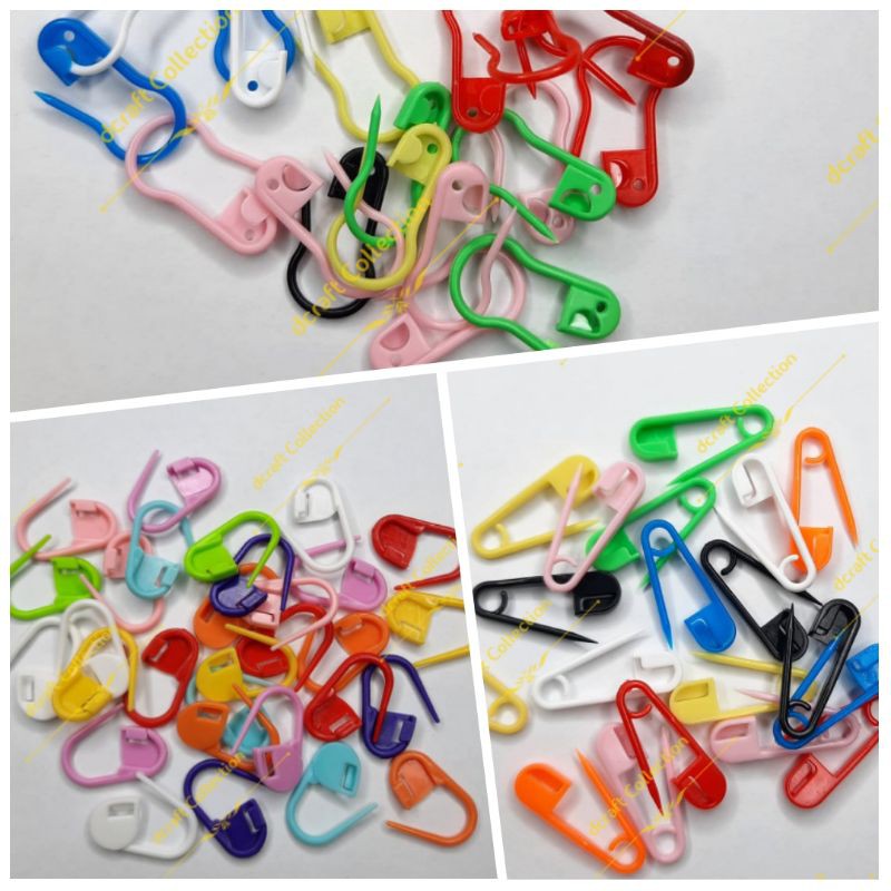 Peniti Plastik isi 100biji