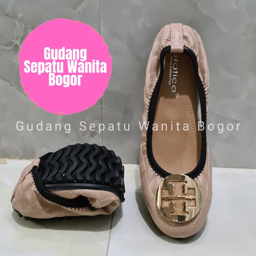 Gratica Sepatu Wanita Flat Shoes Minnie Travel Balet Lorenz DR 038