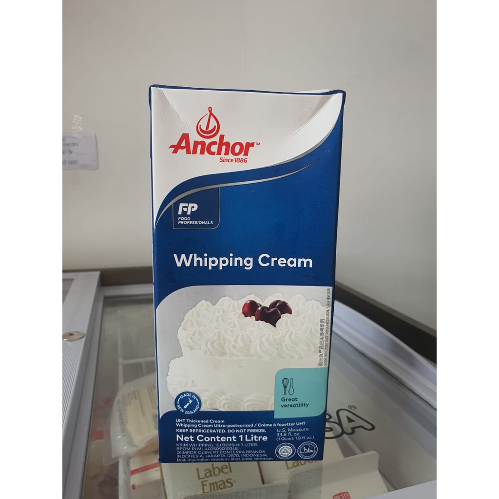 

ANCHOR WHIPPING CREAM / WHIP CREAM / ANCHOR WHIP CREAM - 1LT