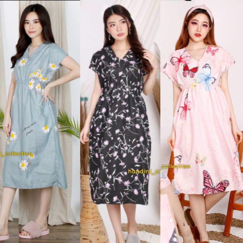 Baju tidur daster manohara mamah muda karet pinggang