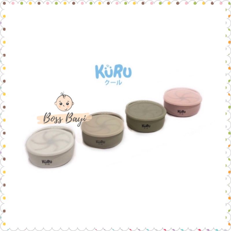 KURU BABY - Silicone Snack Cup / Tempat Makanan (Cemilan) Anak Bayi