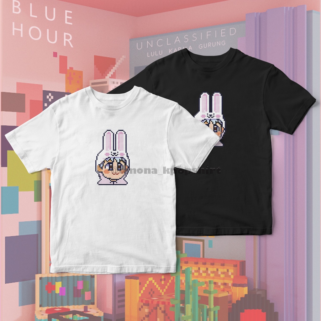 Kaos TXT Blue Hour Pixel Art SooBin