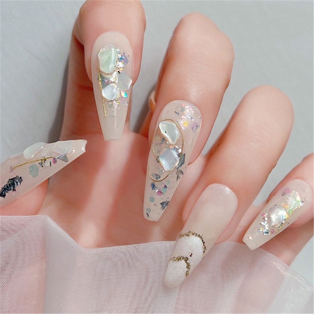 【COD Tangding】Set Kristal Berlian Imitasi Ultra Tipis Untuk Nail Art DIY