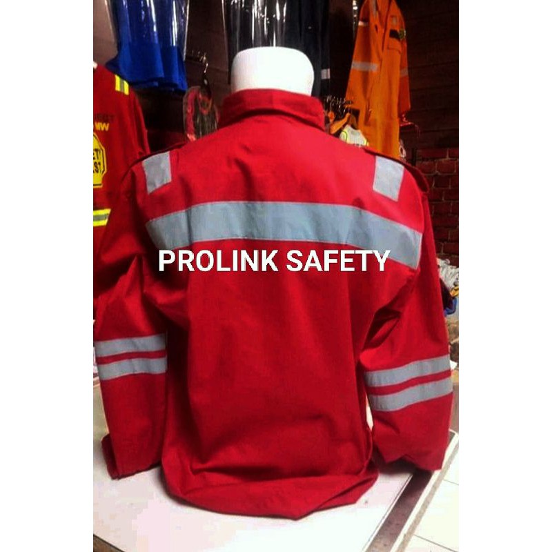 SERAGAM SAFETY MERAH SCOTLIGHT DOBLE VARIATIF