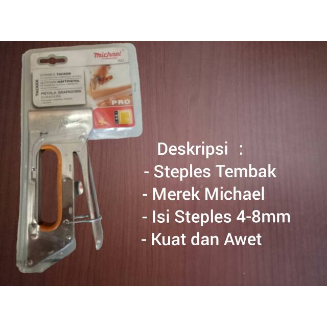 

Steples Tembak Michael 4 - 8mm