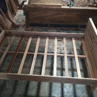 PREORDER Ranjang divan dipan tempat tidur full kayu solid PREORDER Ranjang divan dipan tempat tidur full kayu solid