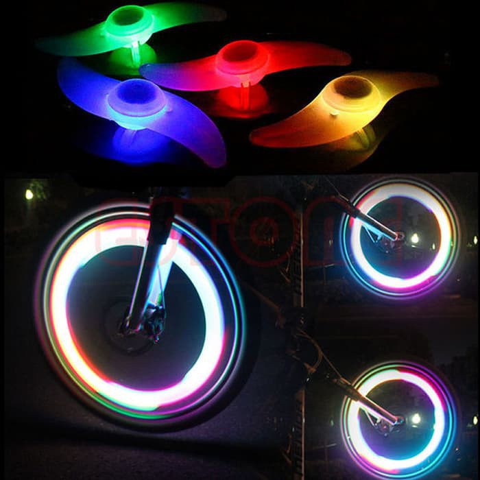 LAMPU JERUJI SEPEDA DC-889 1 PCS LAMPU LED JARI-JARI SEPEDA LAMPU BAN SEPEDA BICYCLE WHEEL