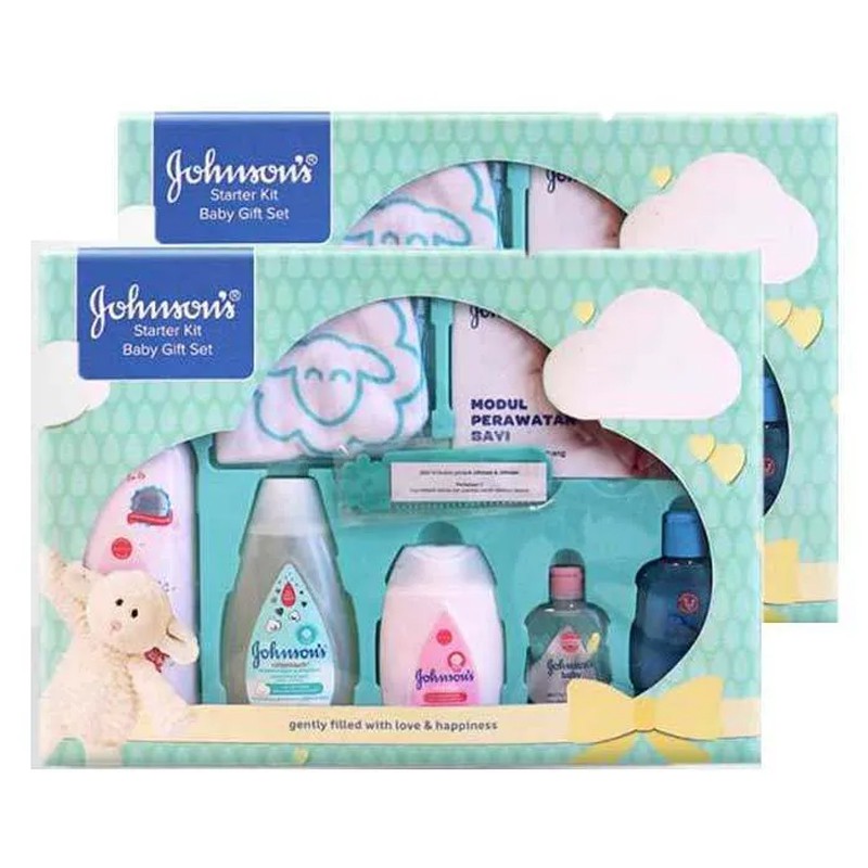 Johnsons Starter Kit Baby Gift Set Paket Kado Perawatan Bayi