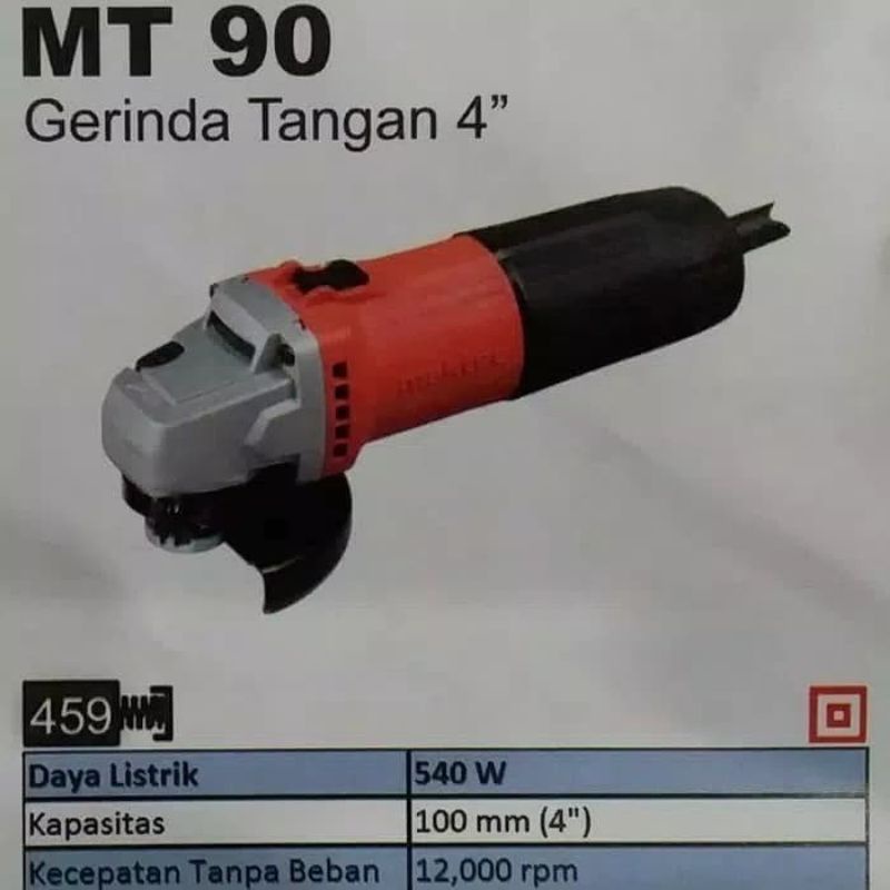 Mesin Gerinda Tangan MAKTEC MT90 Mesin Gerinda Maktec 4 inch