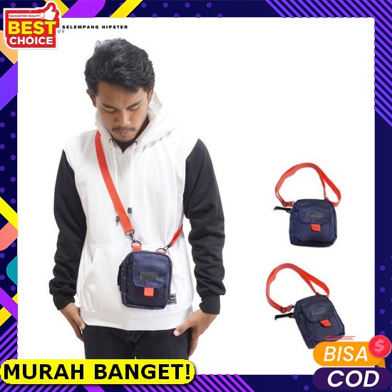Tas Selempang Pria Visval Polos Bahan Codura Tas Sling Bag Pria Triple F Slingbag Hipster Tas Selemp