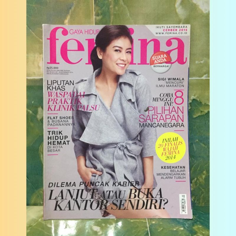 Majalah Femina No. 46/XLII, Tahun 2014, Cover: Sigi Wimala