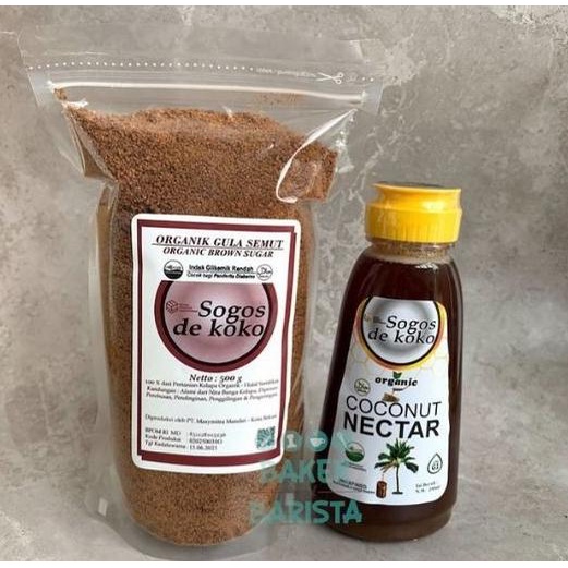 

Sogos de koko Organik Gula Semut 500g organic brown sugar halal bakernbar99 Ayo Order