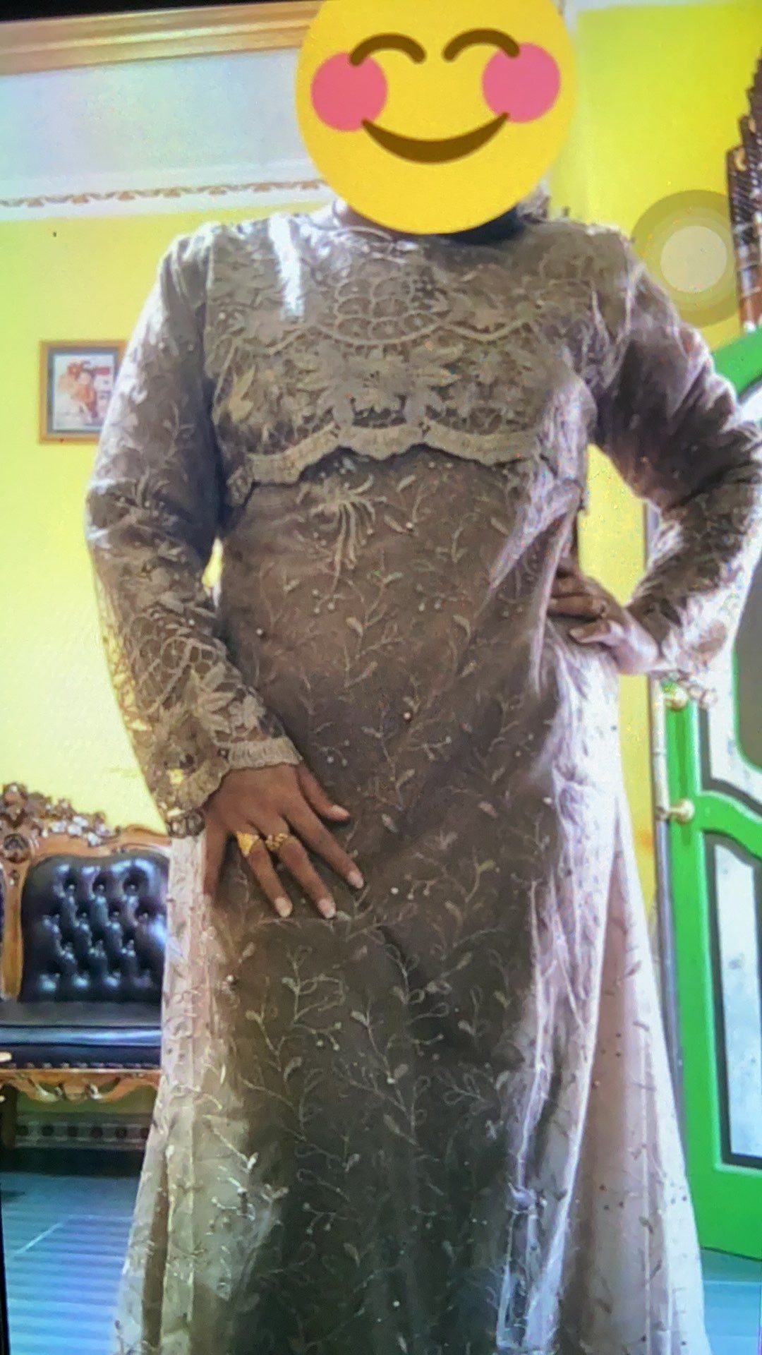 (cod)gamis Lakuna Kebaya /gamis/gamis Batik/set Gamis/batik Gamis