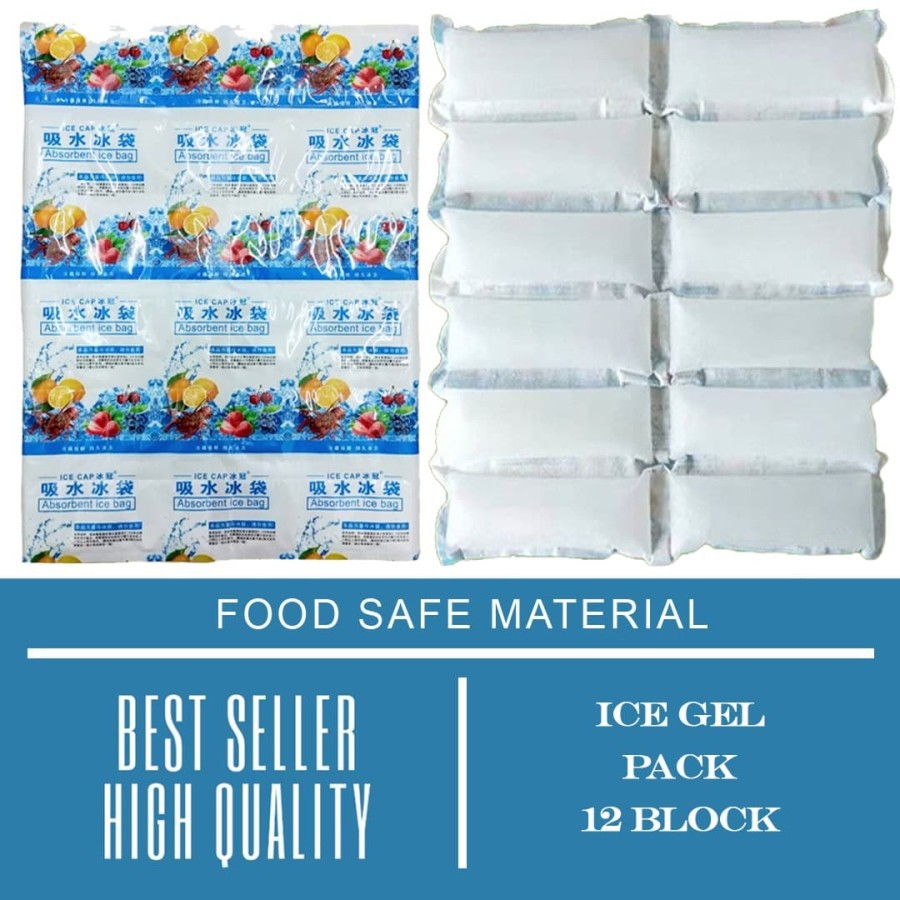 Ice Gel / Thermafreeze / Lembaran Pengganti Dry Ice Isi 12 Besar