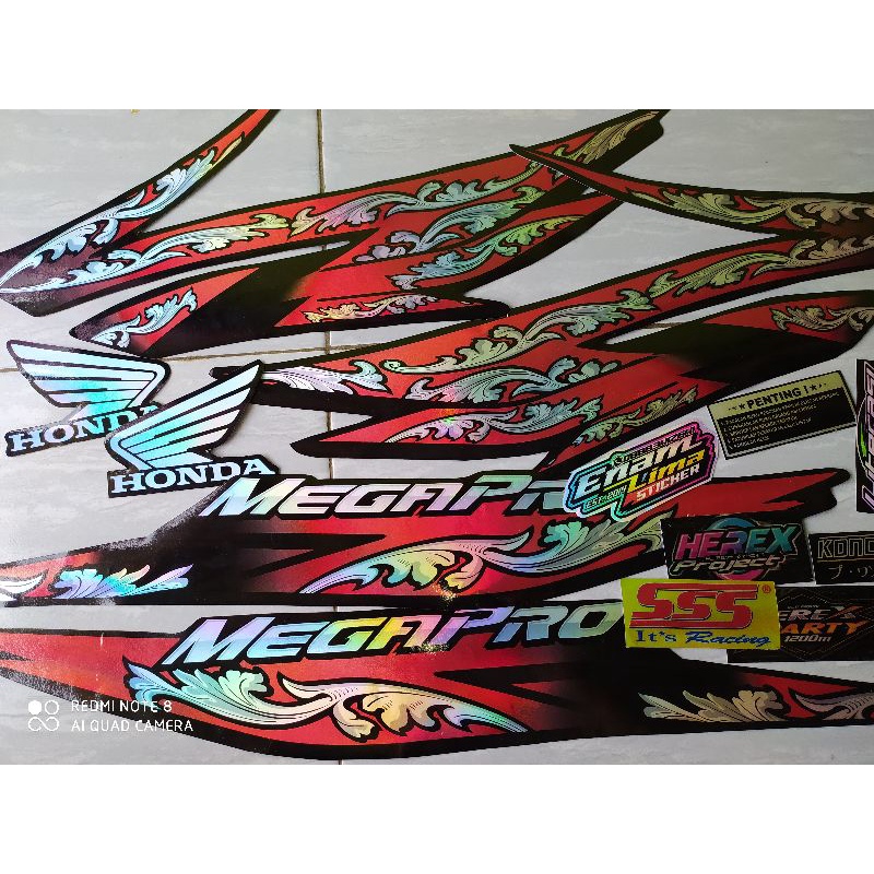 striping variasi megapro primus hologram batik