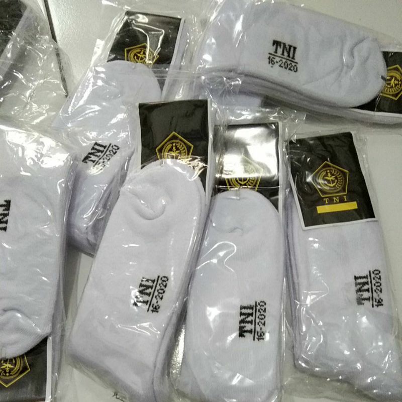 kaos kaki Putih jatah asli Tni Original Tebal Gilbert Army Store Grosir kaos kaki olahraga Tni