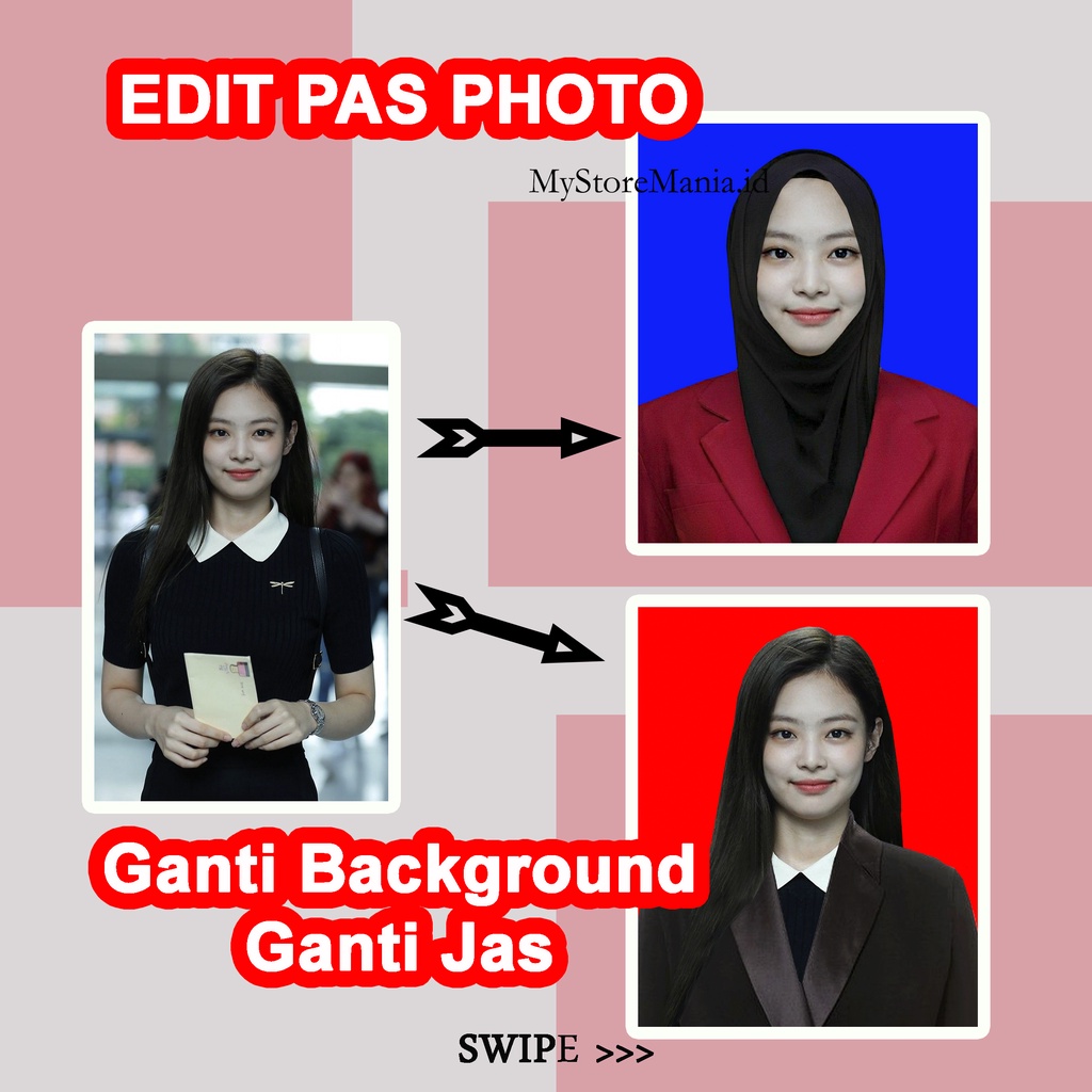 Jasa Edit photo / Ganti background photo / ganti jas