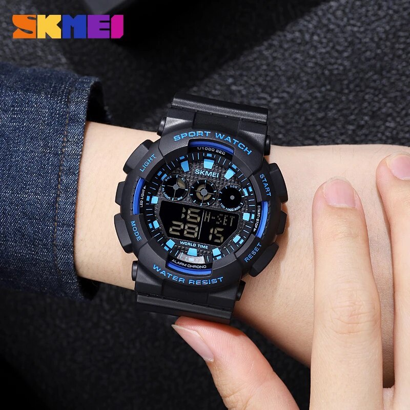 SKMEI 1857 Jam Tangan Pria Wanita Digital Anti Air Sport Watch WATCHKITE WKOS