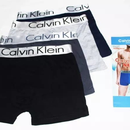 Celana Dalam Pria Boxer Calvin Klein Clasic Underwear 3Pcs - M