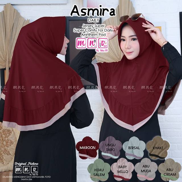 ASMIRA ORIGINAL RAQUMI HIJAB | RAQUMI SULAWESI | Hijab daily | Jilbab Daily | Jersey | Jersey Antem
