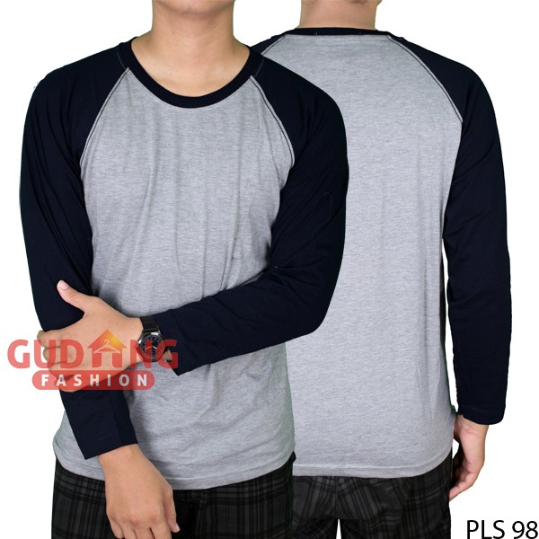 Baju Raglan Polos Lengan Panjang - PLS 98