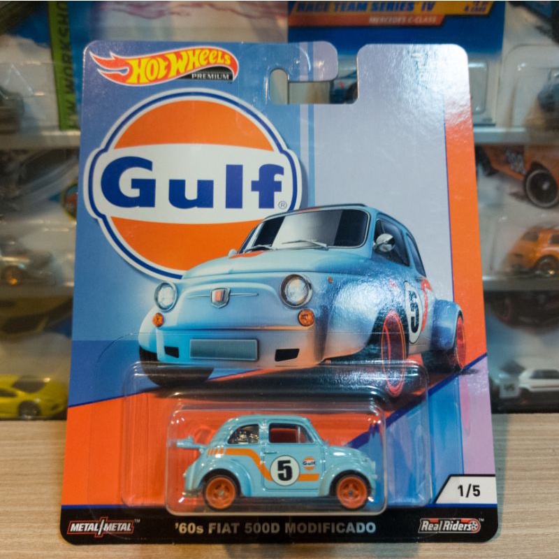 HOT WHEELS 60s FIAT 500D MODIFICADO - GULF - PREMIUM