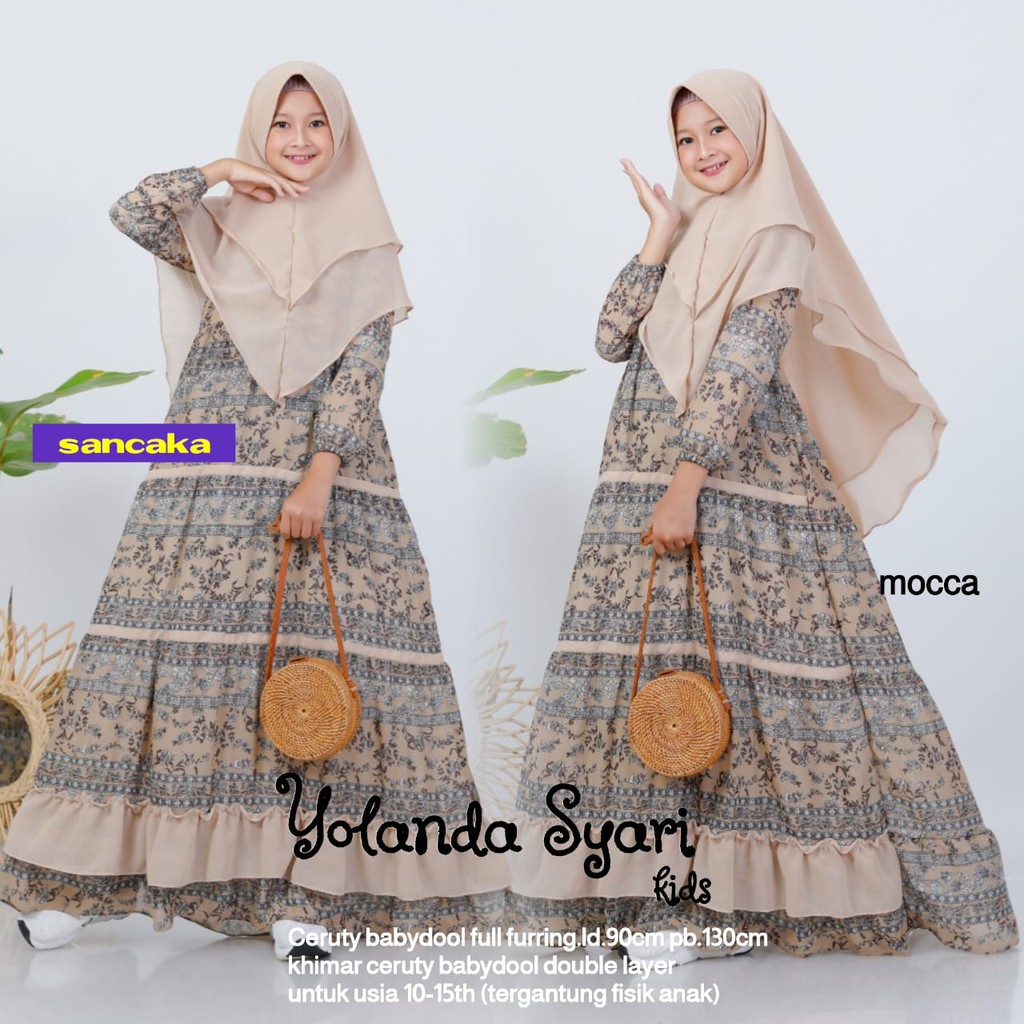GAMIS ANAK SANCAKA YOLANDA SYAR'I 101120