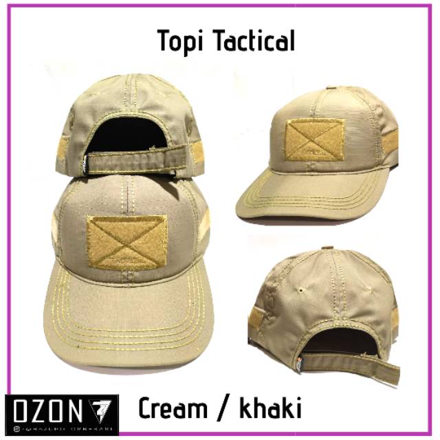 Topi Army Topi Tactical Topi Military Topi Perekat - Cream