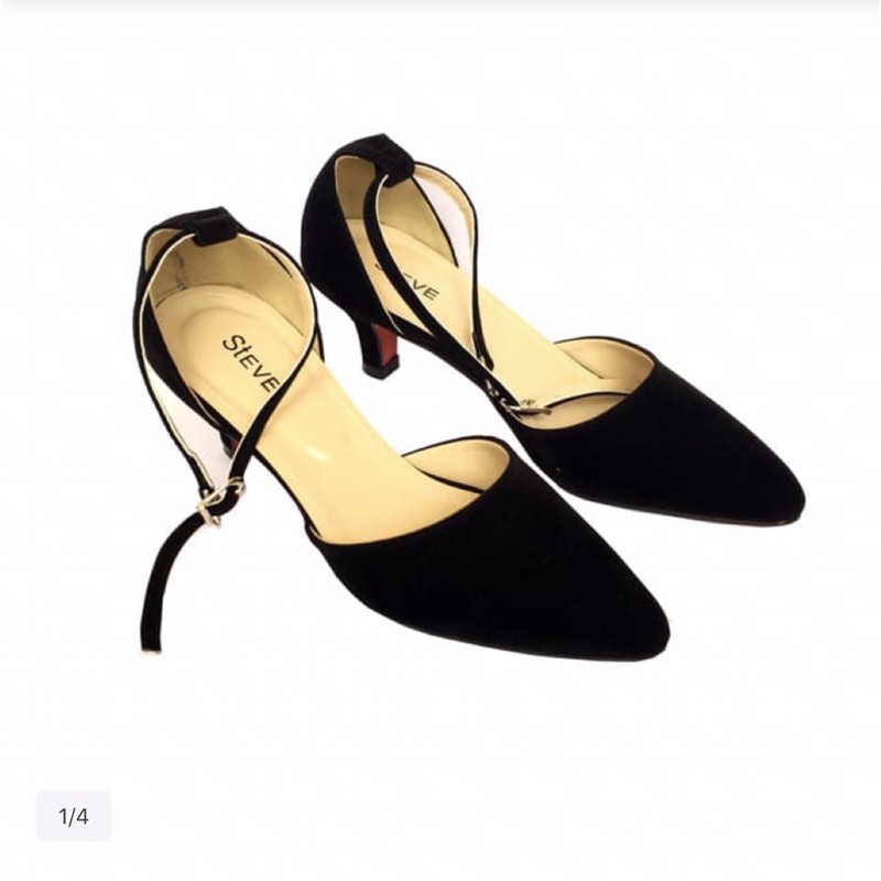 sepatu heels wanita,high heels hitam,sepatu kerja wanita,sepatu heels tali,spatu hitam hak