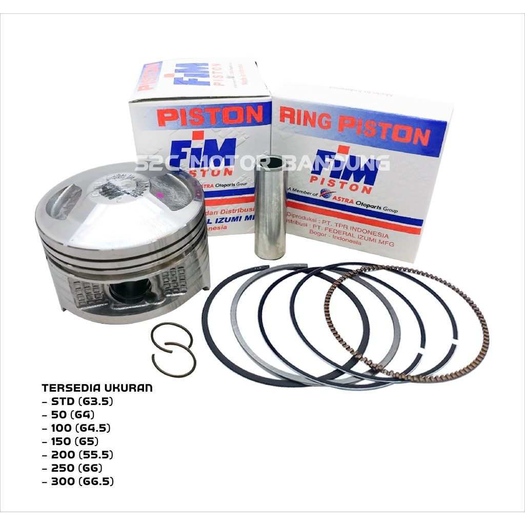 PISTON KIT GL PRO NEOTEC MEGAPRO PRIMUS TIGER FIM51 PEN 15 SIZE 63.5/64/64.5/65/65.5/66/66.5-2