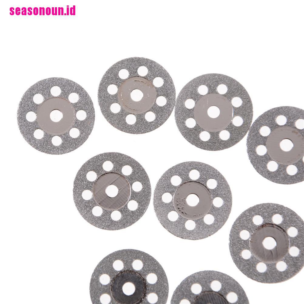 10 Pcs Disk Pemotong Berlian 20mm Untuk Roda Gerinda Logam