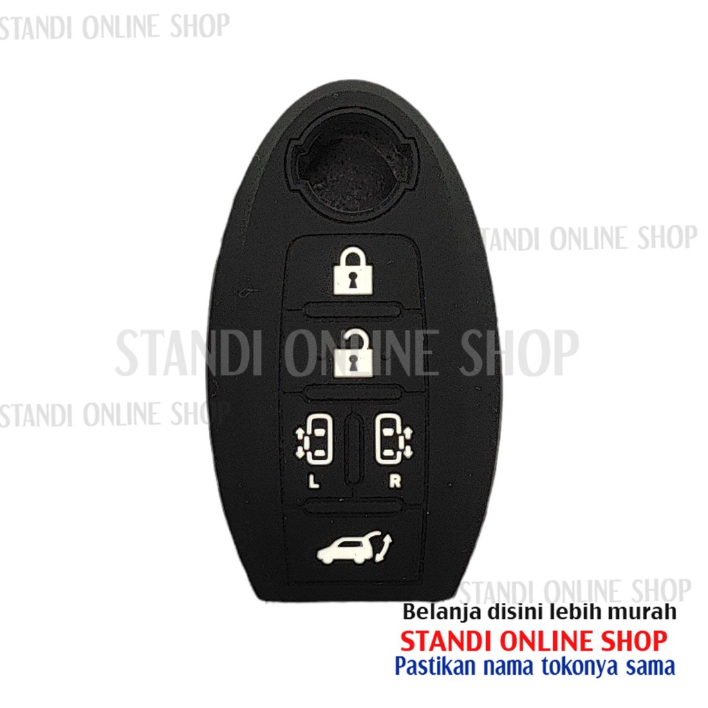 Silikon Remote Cover Sarung Kunci SmartKey Nissan New Elgrand