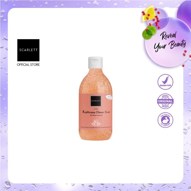 SCARLETT WHITENING SHOWER SCRUB JOLLY - SF - PERAWATAN KULIT DAN WAJAH