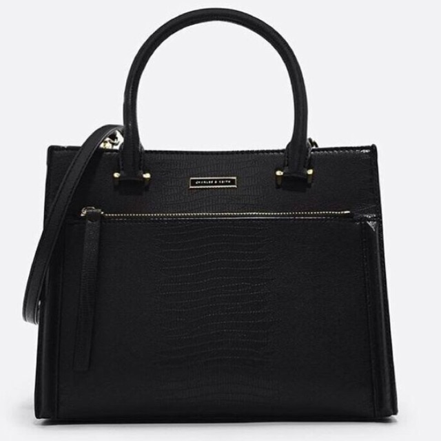 Charles And Keith Croco Bag