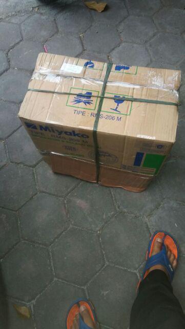 Aquarium Es Kelapa Besar Acrylic Es Buah + Gayung Lion Star Lionstar