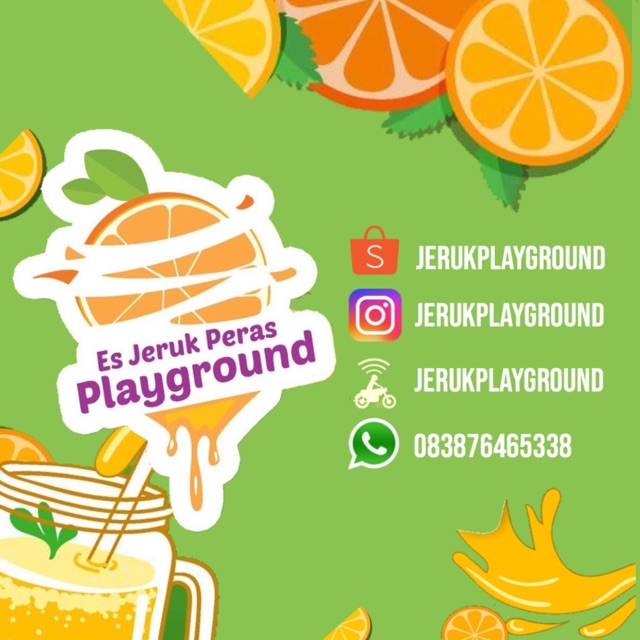 Es Jeruk Peras Playground Murni Alami Higinis Shopee Indonesia